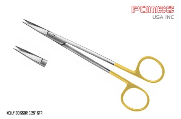Kelly Scissors With Carbide Inserted Blades